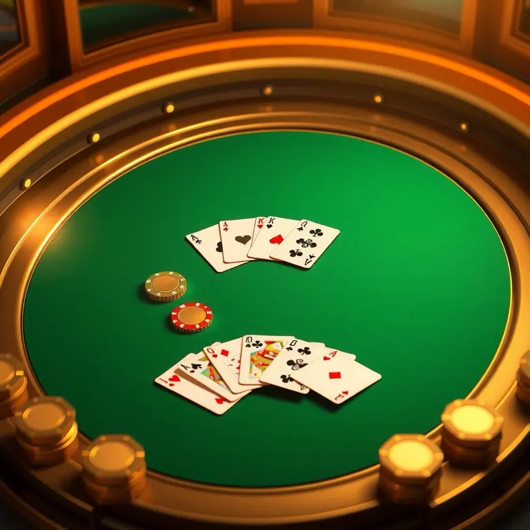 A meld of rummy cards laid in sequence on green baize at Good Rummy