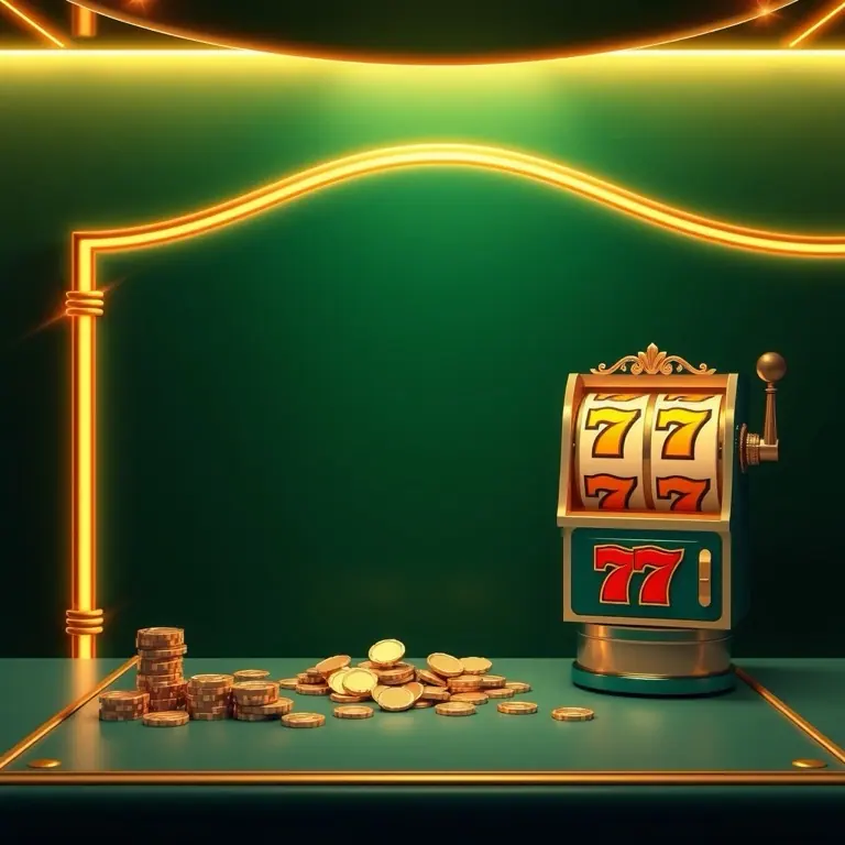 A glossy slot reel cabinet with gold trim at Good Rummy